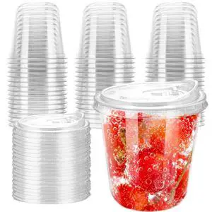 12oz Disposable Stemless Glasses With Strawless Sip Lids,PET Disposable Drinking Cups,Clear Plastic Wine Glasses for Parties Birthday,Wedding,Meeting,Christmas Party Supplies. (50, Transparent) 12oz Disposable Stemless Glasses With Strawless Sip Lids,PET Disposable Drinking Cups,Clear Plastic Wine Glasses for Parties Birthday,Wedding,Meeting,Christmas Party Supplies. (50, Transparent)