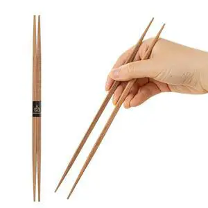 Bambuddha 9.5 Inch To Go Chopsticks, 100 Durable Bamboo Chopsticks - With Paper Band, Brown Bamboo Premium Chopsticks, For All Kinds Of Foods, Ideal For Cafes And Restaurants Bambuddha 9.5 Inch To Go Chopsticks, 100 Durable Bamboo Chopsticks - With Paper Band, Brown Bamboo Premium Chopsticks, For All Kinds Of Foods, Ideal For Cafes And Restaurants