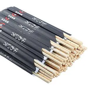 Disposable Chopsticks Pack of 100 Pair, 9" Japanese Style Sleeved Sushi Chopsticks by Gmark GM1038 Disposable Chopsticks Pack of 100 Pair, 9" Japanese Style Sleeved Sushi Chopsticks by Gmark GM1038