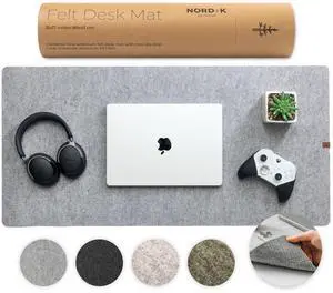 Large Felt Desk Mat - Marle - 35 x 17 inch - Full Desk Keyboard Mat - Keyboard and Mouse Pad - Large Desktop Felt Pad Large Felt Desk Mat - Marle - 35 x 17 inch - Full Desk Keyboard Mat - Keyboard and Mouse Pad - Large Desktop Felt Pad