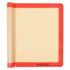 Silicone Baking Mats for Two Thirds Size Pan, 2/3 Non-Stick Silicone Baking Sheet Liners for Cookies/Pastries/Chicken/Vegetables, Food Grade Silicone Mat for 15 x 21-inch Big Sheet, 1 PCS Silicone Baking Mats for Two Thirds Size Pan, 2/3 Non-Stick Silicone Baking Sheet Liners for Cookies/Pastries/Chicken/Vegetables, Food Grade Silicone Mat for 15 x 21-inch Big Sheet, 1 PCS