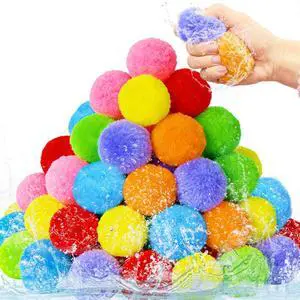 70 Pcs Reusable Water Balls with Mesh Bag,Outdoor Water Balloons for Kids,Soft Water Absorbent Balls for Outdoor Water Games,Pool,Beach,Activities 70 Pcs Reusable Water Balls with Mesh Bag,Outdoor Water Balloons for Kids,Soft Water Absorbent Balls for Outdoor Water Games,Pool,Beach,Activities