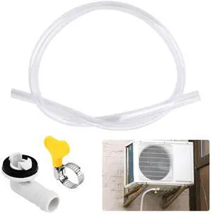 3/10Ft Air Conditioner Drain Hose,Portable AC Drain Hose Leak Proof Flexible Durable Drains Hoses for Mini Split,Window Air Conditioner Unit Parts,Hoses Connector and Clamp(3FT,COLOR:white) 3/10Ft Air Conditioner Drain Hose,Portable AC Drain Hose Leak Proof Flexible Durable Drains Hoses for Mini Split,Window Air Conditioner Unit Parts,Hoses Connector and Clamp(3FT,COLOR:white)