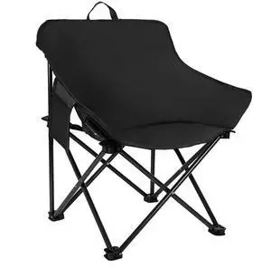 Folding Camping Chair, Portable Outdoor Backpacking Chair for Fishing, Hiking, Picnic, Camping, Beach, Lawn, Concert, Ultralight Compact Camping Chair with Carry Bag, 23"D x 14.2"W x 14.2"H (Black) Folding Camping Chair, Portable Outdoor Backpacking Chair for Fishing, Hiking, Picnic, Camping, Beach, Lawn, Concert, Ultralight Compact Camping Chair with Carry Bag, 23"D x 14.2"W x 14.2"H (Black)