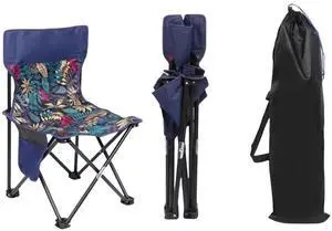 Outdoor Camping Chair, Foldable Chair with Side Pocket and Handbag,Folding Chair Suitable for Camping, Beach, Picnic, Sun Lounger with Storage Bag Outdoor Camping Chair, Foldable Chair with Side Pocket and Handbag,Folding Chair Suitable for Camping, Beach, Picnic, Sun Lounger with Storage Bag