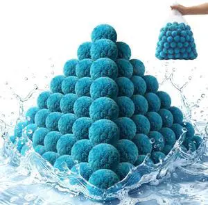2026 Upgraded Pool Filter Balls 3.1lbs with Mesh Bag, Reusable Pool Balls for Swimming Pool Pump Sand Filter Balls Media, Replace 120lbs Filter Sand for Above & In Ground Pool 2026 Upgraded Pool Filter Balls 3.1lbs with Mesh Bag, Reusable Pool Balls for Swimming Pool Pump Sand Filter Balls Media, Replace 120lbs Filter Sand for Above & In Ground Pool
