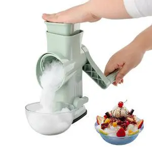 Home Use Rotary Ice Shaver with Handle Manual Hand Crank Snow Cone Maker Machine Qucik Shaved Ice Maker with Suction Feet, Premium Portable IceCrusher and Shaved IceMachine Home Use Rotary Ice Shaver with Handle Manual Hand Crank Snow Cone Maker Machine Qucik Shaved Ice Maker with Suction Feet, Premium Portable IceCrusher and Shaved IceMachine