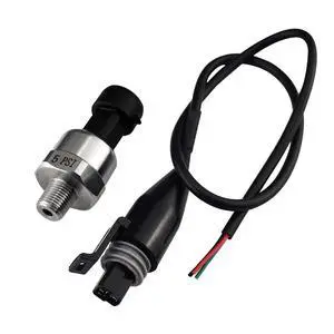 Pressure Transducer Sender Sensor with Connector, 1/8" NPT Thread Stainless Steel Fuel Pressure Sensor for Oil Fuel Air Water (5 PSI) Pressure Transducer Sender Sensor with Connector, 1/8" NPT Thread Stainless Steel Fuel Pressure Sensor for Oil Fuel Air Water (5 PSI)