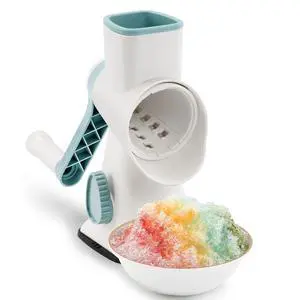 Rotary Ice Shaver with Handle Manual Hand Crank Snow Cone Maker Machine Qucik Shaved Ice Maker with Suction Feet, All Ice Cubes Fitted.Premium Portable Ice Crusher and Shaved Ice Machine. Rotary Ice Shaver with Handle Manual Hand Crank Snow Cone Maker Machine Qucik Shaved Ice Maker with Suction Feet, All Ice Cubes Fitted.Premium Portable Ice Crusher and Shaved Ice Machine.