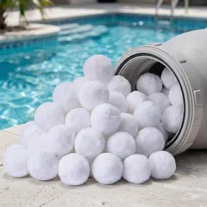 3.5lbs Pool Filter Balls for Sand Filter, Reusable Eco-Friendly White Filter Media Balls Replace 110lbs Pool Filter Sand, Filter Fiber Balls for Swimming Pool Sand Filter Pump 3.5lbs Pool Filter Balls for Sand Filter, Reusable Eco-Friendly White Filter Media Balls Replace 110lbs Pool Filter Sand, Filter Fiber Balls for Swimming Pool Sand Filter Pump