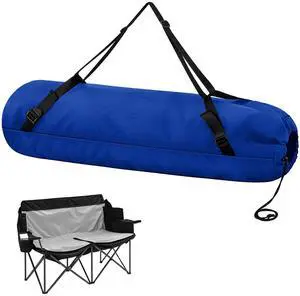 Folding Chair Bag Replacement, 48 Inch Camping Chairs Carry Bag for Double or 2 Single Chairs, Heavy Duty 900d Nylon with Shoulder Strap for Camping Outdoor (Chair is Not Included)(Blue) Folding Chair Bag Replacement, 48 Inch Camping Chairs Carry Bag for Double or 2 Single Chairs, Heavy Duty 900d Nylon with Shoulder Strap for Camping Outdoor (Chair is Not Included)(Blue)