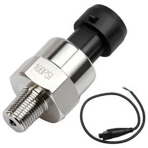 100 PSI Pressure Transducer Sensor with Connector Harness, 1/8"-27 NPT Thread Stainless Steel Pressure Transmitter for Oil Fuel Water Air 100 PSI Pressure Transducer Sensor with Connector Harness, 1/8"-27 NPT Thread Stainless Steel Pressure Transmitter for Oil Fuel Water Air