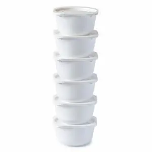 Pizza Dough Proofing Boxes - Stackable Commercial Quality Trays with Covers (5.3 x 5.3 x 2.5 Inches, 20 fl. oz. Each) - 6 Trays and 6 Covers Pizza Dough Proofing Boxes - Stackable Commercial Quality Trays with Covers (5.3 x 5.3 x 2.5 Inches, 20 fl. oz. Each) - 6 Trays and 6 Covers