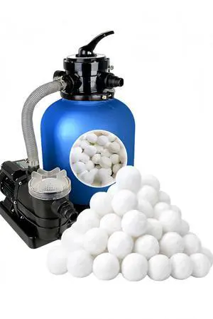 3 lbs Pool Filter Balls Eco-Friendly Fiber Filter Media for Swimming Pool Sand Filters (Equals 50kg/100lbs Pool Filter Sand) (3, Pounds) 3 lbs Pool Filter Balls Eco-Friendly Fiber Filter Media for Swimming Pool Sand Filters (Equals 50kg/100lbs Pool Filter Sand) (3, Pounds)