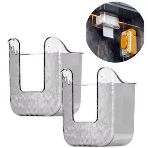 2 Pcs Bathroom Toilet Wall-Mounted Wet Wipes Dispenser Kitchen Wipes Wall Mount Storage Box (Light Gray) 2 Pcs Bathroom Toilet Wall-Mounted Wet Wipes Dispenser Kitchen Wipes Wall Mount Storage Box (Light Gray)