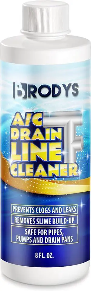 A/C HVAC AC Drain Line Cleaner, 8oz Bottle Condensate Cleaner 1 Pack A/C HVAC AC Drain Line Cleaner, 8oz Bottle Condensate Cleaner 1 Pack