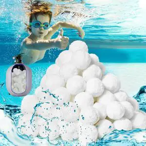 50PCS Pool Filter Balls - Sand Filter Ball, Aquarium Filter Media 50PCS Pool Filter Balls - Sand Filter Ball, Aquarium Filter Media