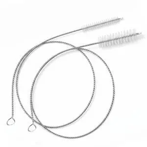 39 Inch Long Pipe Cleaner Brush 2-in-1 Set, 0.25 & 0.5 Inch Diameter Nylon Tube Brushes for Refrigerator Drain Pipe, Aquarium Tube, Coffee Machine, Washing Machine, Air Conditioner 39 Inch Long Pipe Cleaner Brush 2-in-1 Set, 0.25 & 0.5 Inch Diameter Nylon Tube Brushes for Refrigerator Drain Pipe, Aquarium Tube, Coffee Machine, Washing Machine, Air Conditioner