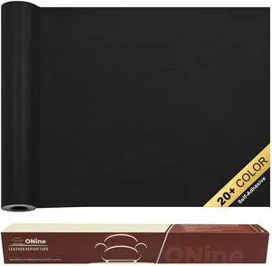 Leather Repair Patch, Self-Adhesive Couch Patch, Multicolor Available Scratch Leather 16X60 Inch Peel and Stick for Sofas, Car Seats (Ink Black) Leather Repair Patch, Self-Adhesive Couch Patch, Multicolor Available Scratch Leather 16X60 Inch Peel and Stick for Sofas, Car Seats (Ink Black)