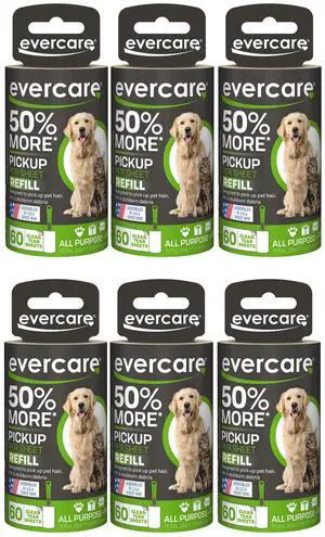 Extra Sticky Pet Lint Roller Refill 60 Sheets, 6-Pack Extra Sticky Pet Lint Roller Refill 60 Sheets, 6-Pack