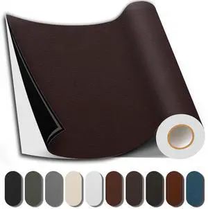Leather Repair Patch, 17X79 Inch Repair Patch Self Adhesive Waterproof, DIY Large Vinyl Patches for Couches, Furniture, Kitchen Cabinets, Wall Dark Brown, 17X79 Inch Leather Repair Patch, 17X79 Inch Repair Patch Self Adhesive Waterproof, DIY Large Vinyl Patches for Couches, Furniture, Kitchen Cabinets, Wall Dark Brown, 17X79 Inch