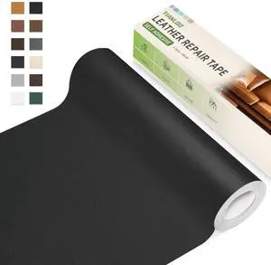 Leather Repair Tape,16 x 80 Inches Self Adhesive Leather Repair PatchLeather Repair Kit for FurnitureCouches,Car Seats,Cabinets,Handbags(Black-Litchi Grain) Leather Repair Tape,16 x 80 Inches Self Adhesive Leather Repair PatchLeather Repair Kit for FurnitureCouches,Car Seats,Cabinets,Handbags(Black-Litchi Grain)