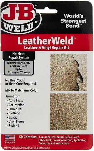 2130 Vinyl and Leather Repair Kit, 3 oz, Black 2130 Vinyl and Leather Repair Kit, 3 oz, Black