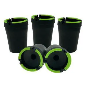 5pack Smokeless Ashtray, Portable Rubber Buckets, Outdoor Butt Ashtrays for Cup Holder Smell Proof,Multifunctional Ashtray with Lid for car Truck SUV Keep Car Interior Accessories tidy Black 5pack Smokeless Ashtray, Portable Rubber Buckets, Outdoor Butt Ashtrays for Cup Holder Smell Proof,Multifunctional Ashtray with Lid for car Truck SUV Keep Car Interior Accessories tidy Black