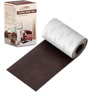 Leather Repair PatchLeather Repair Tape, 3 x 60 inches Leather Repair Patch for Furniture,Vinyl Repair KitLeather Couch Patchfor Sofas, Furniture, Car Seats, Office Chairs(Dark Brown) Leather Repair PatchLeather Repair Tape, 3 x 60 inches Leather Repair Patch for Furniture,Vinyl Repair KitLeather Couch Patchfor Sofas, Furniture, Car Seats, Office Chairs(Dark Brown)