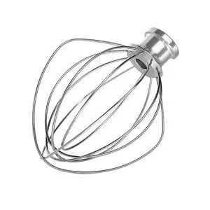 K45WW 6-Wire Whip Attachment Fits KitchenAid Tilt Head Stand Mixer - Egg Heavy Cream Beater, Cakes Mayonnaise Whisk for Kitchen Aid Mixer Accessory Replacement Parts K45WW 6-Wire Whip Attachment Fits KitchenAid Tilt Head Stand Mixer - Egg Heavy Cream Beater, Cakes Mayonnaise Whisk for Kitchen Aid Mixer Accessory Replacement Parts
