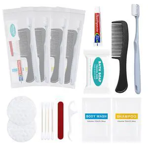 Hygiene Kits, Toothbrush and Toothpaste Travel Kits (4-Pack) | Bulk Hygiene Supplies, Individual Packages, Suitable For Travel, Hotels, Camping, Home Use Hygiene Kits, Toothbrush and Toothpaste Travel Kits (4-Pack) | Bulk Hygiene Supplies, Individual Packages, Suitable For Travel, Hotels, Camping, Home Use
