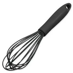 Premium Silicone Wire Cooking Whisk, 10.5 inch, Black Premium Silicone Wire Cooking Whisk, 10.5 inch, Black