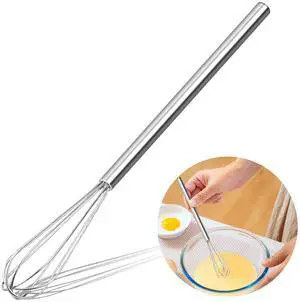 10 Inch Mini Whisk, 304 Anti-Rust Stainless Steel Small Whisks | Durable Small Whisks for Cooking,Baking, Mixing Ingredients & Deep Containers (1 Piece) 10 Inch Mini Whisk, 304 Anti-Rust Stainless Steel Small Whisks | Durable Small Whisks for Cooking,Baking, Mixing Ingredients & Deep Containers (1 Piece)