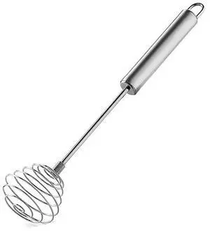 Stainless Steel Spring Coil Whisk 1 Pack, Wire Whip Egg Beater, Kitchen Cookware Hand Mixer For Cooking, Mixing, Blending, Beating, Stirring, 8.7Inch Stainless Steel Spring Coil Whisk 1 Pack, Wire Whip Egg Beater, Kitchen Cookware Hand Mixer For Cooking, Mixing, Blending, Beating, Stirring, 8.7Inch