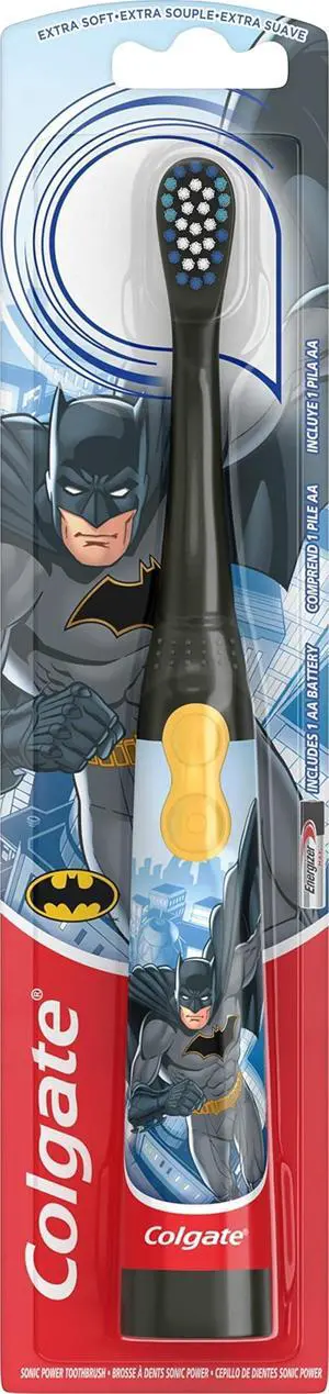 Kids Battery Powered Toothbrush, Batman, Extra Soft Toothbrush, Ages 3 and Up, 1 Pack Kids Battery Powered Toothbrush, Batman, Extra Soft Toothbrush, Ages 3 and Up, 1 Pack