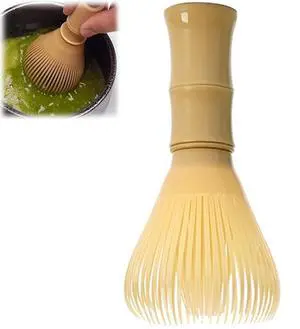 Matcha Whisk, PP Resin Matcha Stirrer, Traditional Handcrafted Japanese Matcha Tea Mixer Brush Mixing Tool Accessory for Tea Preparation (Yellow) Matcha Whisk, PP Resin Matcha Stirrer, Traditional Handcrafted Japanese Matcha Tea Mixer Brush Mixing Tool Accessory for Tea Preparation (Yellow)
