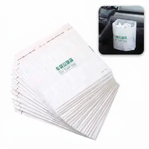 20 PCS Space-Saving Hanging Car Trash Bags, Car Easy Stick-On Disposable Leakproof Garbage & Vomit Bag, PE Leak-Proof Vehicle Garbage Bag, Universal for Car, Truck, RV, Office (White) 20 PCS Space-Saving Hanging Car Trash Bags, Car Easy Stick-On Disposable Leakproof Garbage & Vomit Bag, PE Leak-Proof Vehicle Garbage Bag, Universal for Car, Truck, RV, Office (White)