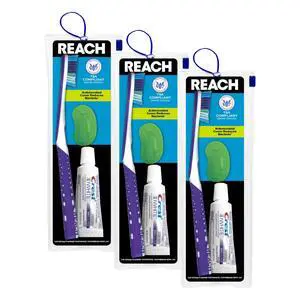 Toothbrush Travel Kit, Soft Bristles | Multi-Angled | Pack of 3 | TSA-Friendly | Portable Toothbrush Travel Kit, Soft Bristles | Multi-Angled | Pack of 3 | TSA-Friendly | Portable