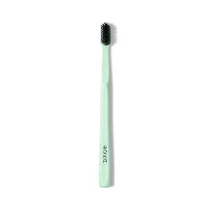Classic Soft Bristle Manual Toothbrush - Activated Charcoal | Tapered Bristles for Sensitive Gums - BPA-Free Adult and Kids Care - Travel Cap Included - Bioplastic Handle - Mint, 1Pk Classic Soft Bristle Manual Toothbrush - Activated Charcoal | Tapered Bristles for Sensitive Gums - BPA-Free Adult and Kids Care - Travel Cap Included - Bioplastic Handle - Mint, 1Pk