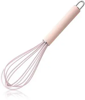 high temperature and easy to clean silicone whisk, wisk,stirrer, 10 inch, grip good grip design for Blending Whisking Beating Stirring Cooking Baking (1 Pack | Pink) high temperature and easy to clean silicone whisk, wisk,stirrer, 10 inch, grip good grip design for Blending Whisking Beating Stirring Cooking Baking (1 Pack | Pink)