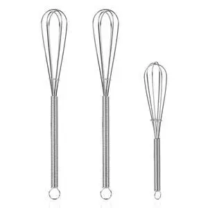 Mini Whisks Stainless Steel Whisk Set - 5" 7" 7" | Food-grade Stainless Steel,Dishwasher Safe,Multiple Sizes,Perfect for Cooking,Whisking and Blending Mini Whisks Stainless Steel Whisk Set - 5" 7" 7" | Food-grade Stainless Steel,Dishwasher Safe,Multiple Sizes,Perfect for Cooking,Whisking and Blending