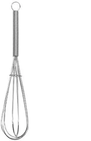 Mini Wire Whisk, 8 Inch Small Whisk for Cooking - Ergonomic Spiral Handle, 304 Stainless Steel - Ideal for Whisking, Beating, Blending & Mixing Sauces - Silver Mini Wire Whisk, 8 Inch Small Whisk for Cooking - Ergonomic Spiral Handle, 304 Stainless Steel - Ideal for Whisking, Beating, Blending & Mixing Sauces - Silver
