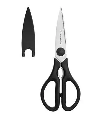 Kitchen Scissors for Food, HUNTER.DUAL Heavy Duty Come Apart Poultry Shears for Cooking, All Purpose for Cutting Chicken, Meat, Fish & Vegetables (Black, 8.35 Inch) Kitchen Scissors for Food, HUNTER.DUAL Heavy Duty Come Apart Poultry Shears for Cooking, All Purpose for Cutting Chicken, Meat, Fish & Vegetables (Black, 8.35 Inch)