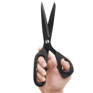 10 inch Black Office Scissors All Purpose, Sewing Scissors for Fabric Cutting, Sharp Titanium Coated Blade, Comfort Grip Soft Handles for Diy Craft, Paper, Art, School, Home 10 inch Black Office Scissors All Purpose, Sewing Scissors for Fabric Cutting, Sharp Titanium Coated Blade, Comfort Grip Soft Handles for Diy Craft, Paper, Art, School, Home