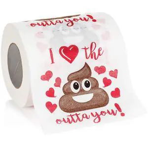 Funny Valentines Day Gag Gift Toilet Paper Roll, Valentine Joke Gift for Boyfriend, Girlfriend, Husband or Wife Funny Valentines Day Gag Gift Toilet Paper Roll, Valentine Joke Gift for Boyfriend, Girlfriend, Husband or Wife