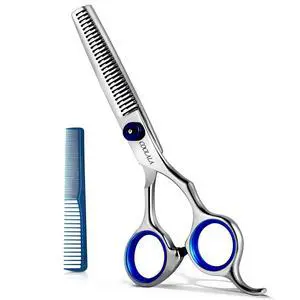 Stainless Steel Hair Cutting Scissors Thinning Shears 6.5 Inch Professional Salon Barber Haircut Scissors Family Use for Man Woman Adults Kids Stainless Steel Hair Cutting Scissors Thinning Shears 6.5 Inch Professional Salon Barber Haircut Scissors Family Use for Man Woman Adults Kids