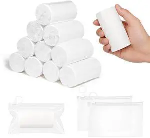 5-Pack Travel Toilet Paper Bulk with Storage Bags, Individually Wrapped | RV Toilet Paper Compact Coreless Rolls, Septic Safe Tissues, Ideal for Camping, Hiking, Travel 5-Pack Travel Toilet Paper Bulk with Storage Bags, Individually Wrapped | RV Toilet Paper Compact Coreless Rolls, Septic Safe Tissues, Ideal for Camping, Hiking, Travel