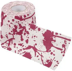 1 Roll Halloween Toilet Paper Red Bloodstain Pattern Decorative Toilet Paper for Bathroom Home Use 1 Roll Halloween Toilet Paper Red Bloodstain Pattern Decorative Toilet Paper for Bathroom Home Use