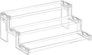 12 Spice Rack, Perfume Cologne Stand, Tool-Free Assembly, 1 Pcs | 3-Tier Clear Cupcake Riser, Display Shelf for Seasoning, Figurine, Makeup, Room Decor, Kitchen Cabinet Storage Organization 12 Spice Rack, Perfume Cologne Stand, Tool-Free Assembly, 1 Pcs | 3-Tier Clear Cupcake Riser, Display Shelf for Seasoning, Figurine, Makeup, Room Decor, Kitchen Cabinet Storage Organization