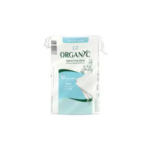 100% Certified Organic Cotton Squares, 50 Count, Clinically-Proven for Sensitive Skin, Cotton Pads for Face Cleansing, Toner and Makeup Removal 100% Certified Organic Cotton Squares, 50 Count, Clinically-Proven for Sensitive Skin, Cotton Pads for Face Cleansing, Toner and Makeup Removal